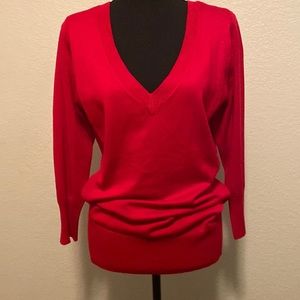 Women’s red sweater